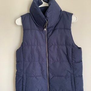 Old Navy Navy Blue Puffer Vest Medium